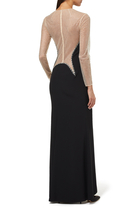 x 007 Capsule Collection Tomorrow Never Dies Rhinestones Embellished Gown